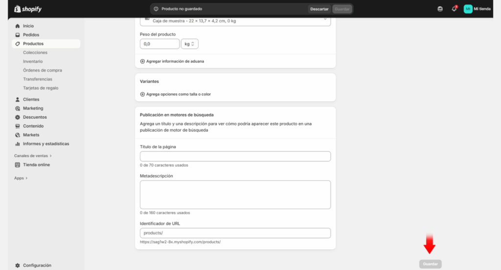 Hacer SEO en los Productos